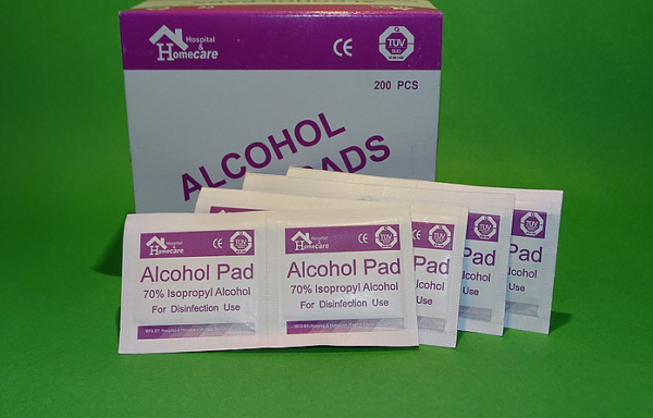 Toallitas con alcohol